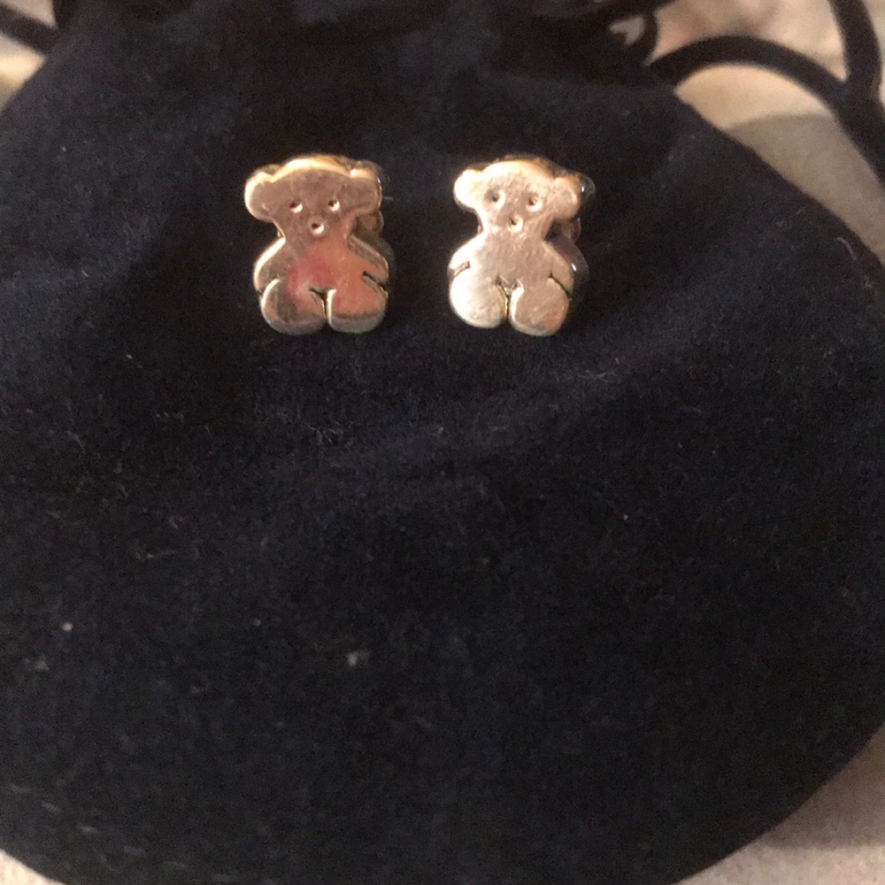 100% authentic Tous teddy bear earrings